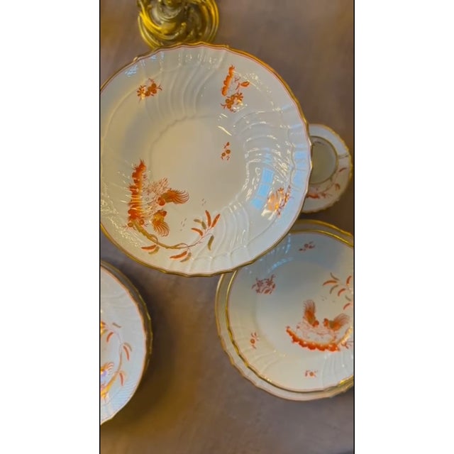Vintage Galli Rossi Roosters Porcelain Dinner Service by Richard Ginori, 1960s, Set of 86 For Sale - Image 15 of 16