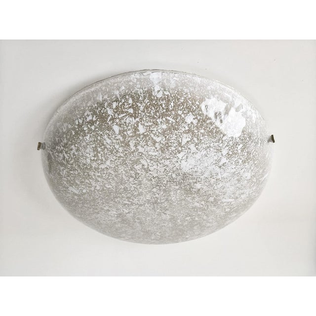 Large Murano Speckled Glass Ceiling Lamp by Egon Hillebrand for Hillebrand Leuchten, Germany, 1970s For Sale - Image 9 of 18