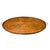 Large English Georgian Style Burled Walnut and Brass Oval Gallery Serving Tray For Sale - Image 14 of 16