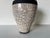 Black 1980s Vintage Black and White Crackled Glazed Studio Pottery Vase For Sale - Image 8 of 9