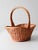Late 20th Century Vintage Wicker Gathering Basket For Sale - Image 5 of 12