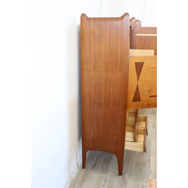 Large Italian Bookcase, 1960s For Sale - Image 4 of 15