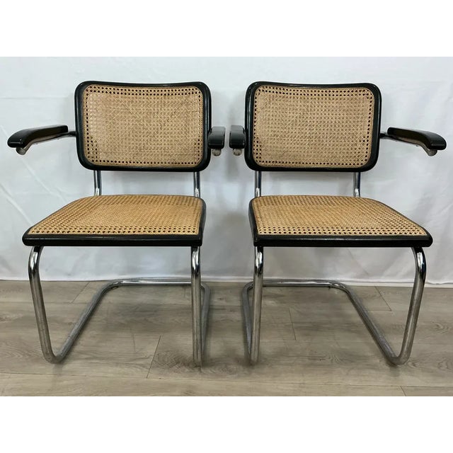 Marcel Breuer Marcel Breuer Cesca Chairs - Pair For Sale - Image 4 of 5