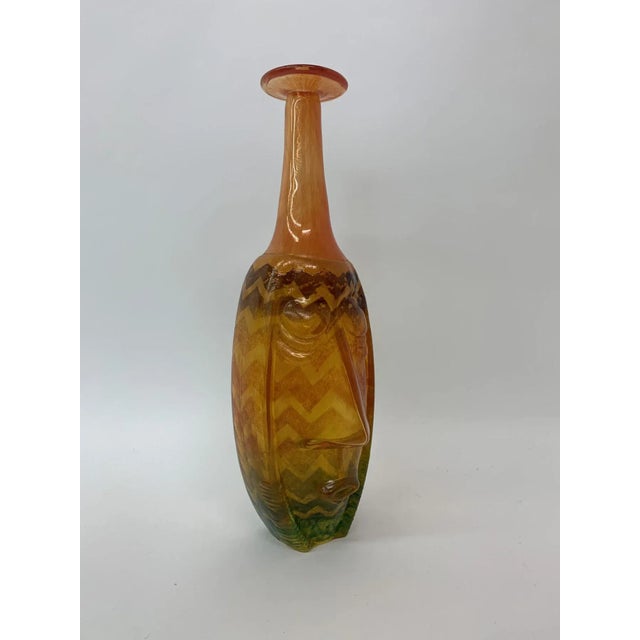 Rio Face Vase by Kjell Engman for Kosta Boda For Sale - Image 6 of 11