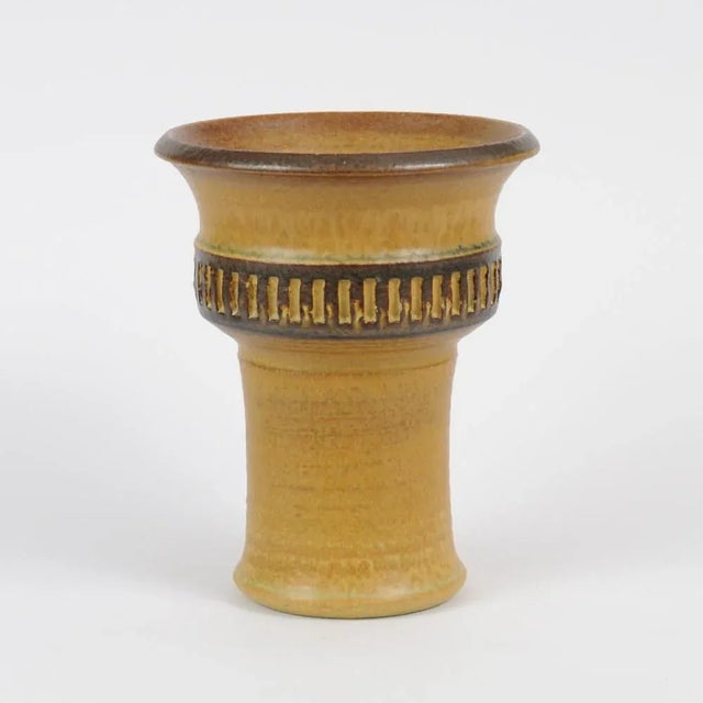 1960s Brown Ceramic Vase by Joseph Simon for Søholm, 1960s For Sale - Image 5 of 5