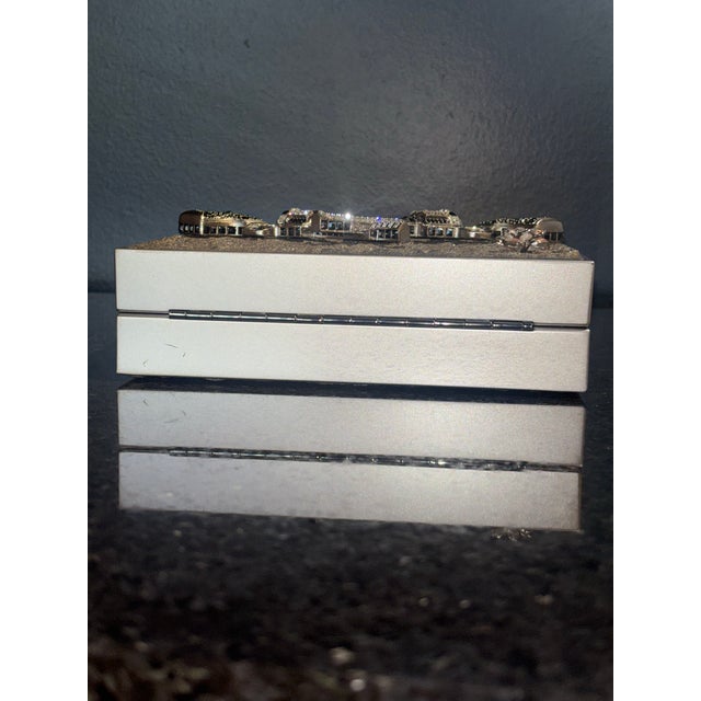 Chanel Pewter Swarovski Crossed Pistols--Limited Edition Paris-Dallas Runway For Sale - Image 12 of 12