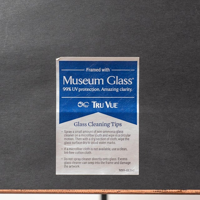 Paper Original Signed Colored Etching by Czech Artist Alois Janak For Sale - Image 7 of 7