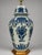 English Mid-20th Century Dutch Delft Blue-and-White Ceramic & Giltwood Lamps - a Pair For Sale - Image 3 of 10