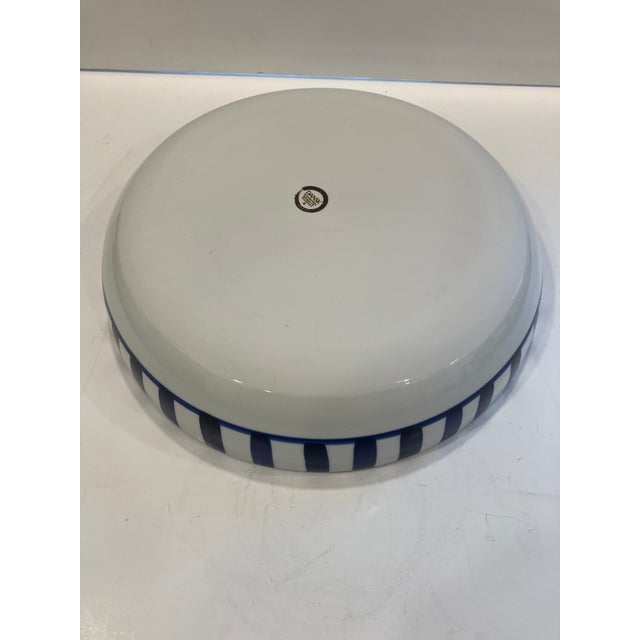 Dansk Large 13 Inch Dansk Arabesque Bowl For Sale - Image 4 of 4