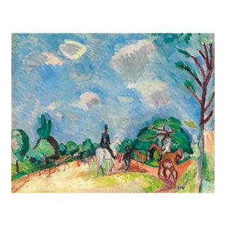 Raoul Dufy Cavaliers Avenue Du Bois Giclee Limited Edition For Sale