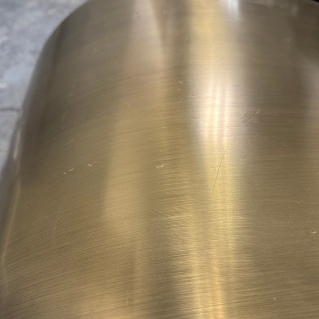 Jonathan Adler Brass Teardrop Side Table For Sale - Image 11 of 12