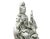 Discover the serene elegance of this exquisite handcrafted porcelain statue, a masterful representation of Guanyin, the...