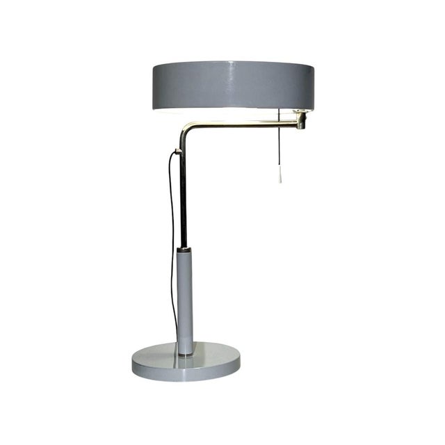 Very Flexible Multi-Position Desk Lamp by Alfred Müller for Belmag, Model 2203, Iconic Bauhaus Lamp, Zurich, Switzerland, 1952 For Sale - Image 17 of 17
