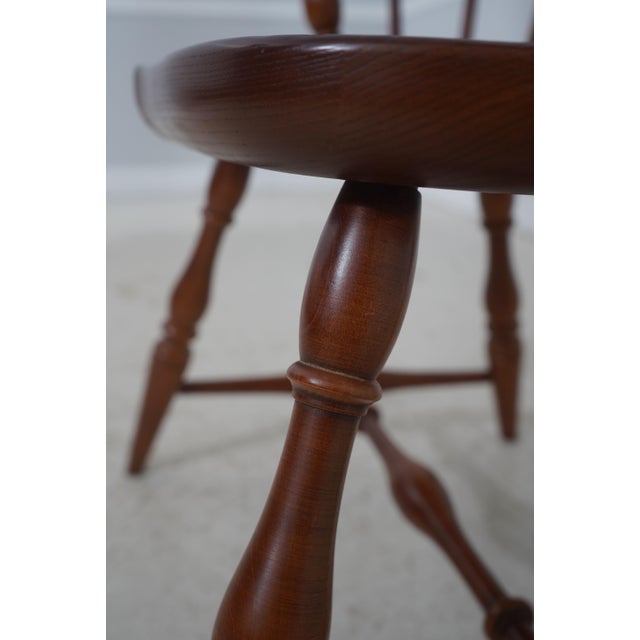 Set of 6 Frederick Duckloe Loop Back Windsor Dining Room Chairs For Sale - Image 9 of 18