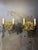 Bronze 1930 Louise XIV Style Sunburst Shape Bronze Sconces 2 Lights For Sale - Image 8 of 8