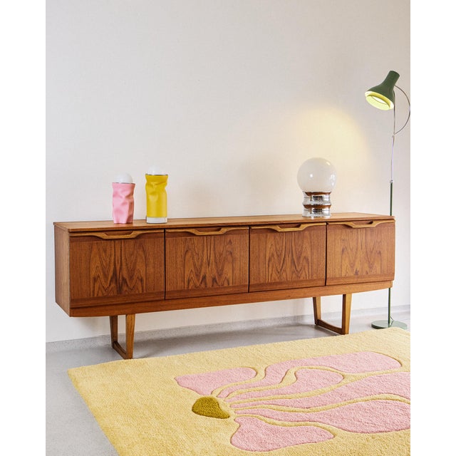 Brown Restored Teak Sideboard from Stonehill, 1950s For Sale - Image 8 of 8