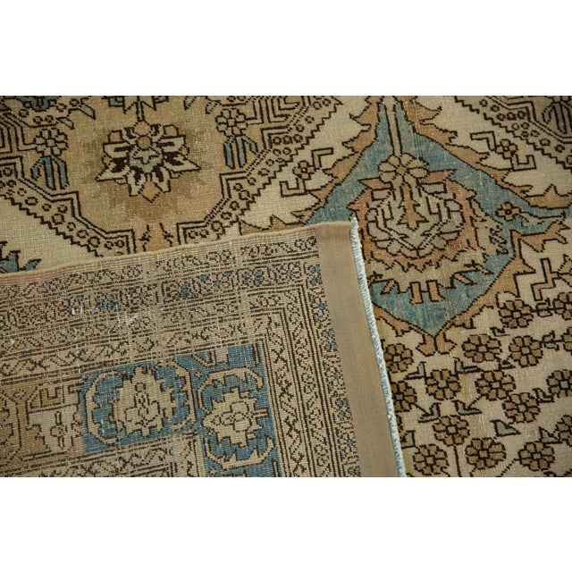 1970s 1970s Vintage Persian Ardebil Medallion Floral Wool Carpet For Sale - Image 5 of 12