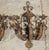 Set of Four Vintage French 3-Arm Iron and Tole Sconces, Distressed Gilt Finish For Sale - Image 18 of 18