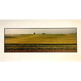 Maxwell Mackenzie, Farm Summer Landscape, Large Panoramic Vintage Color Photograph Signed Photo, 1992 For Sale