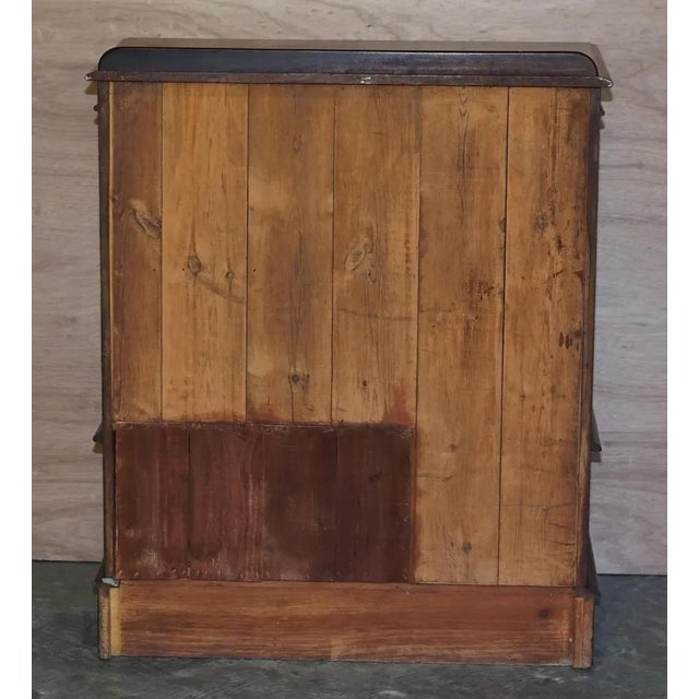 Antique Victorian Hardwood Military Campaign Drinks Cabinet or Tv Stand For Sale - Image 14 of 18