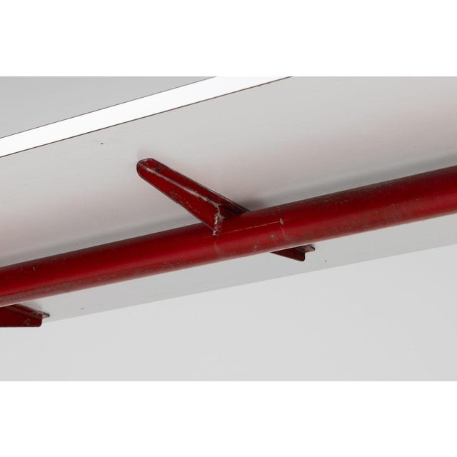 512 Compass Table Red by Jean Prouvé, France, 1953 For Sale - Image 12 of 18