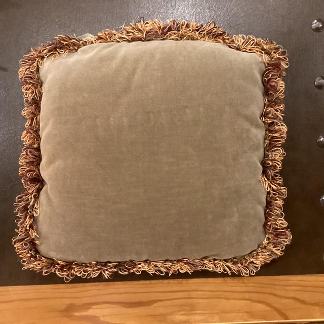 Love Antique textiles? I do. This is an excellent example of 19th C needlepoint that is displayed as a pillow with velvet...