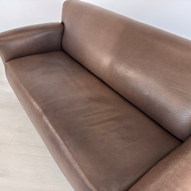 Brown De Sede Ds 97 Leather Sofa For Sale - Image 8 of 13