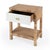 2020s Corfu 24 in. W Rectangular Rattan 1 Drawer Nightstand with Lower Open Shelf For Sale - Image 5 of 11