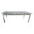 Vintage Granite & Chrome Coffee Table, 1980s For Sale
