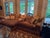 Traditional Marge Carson Sofa With Decorative Trim For Sale - Image 3 of 12