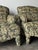 1990s Postmodern Vintage Sage Tapestry Club Lounge Chairs, Angelo Donghia, Pair For Sale - Image 18 of 18