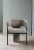 Contemporary Olivia Channel Tufted Accent Chair in Gray For Sale - Image 3 of 8