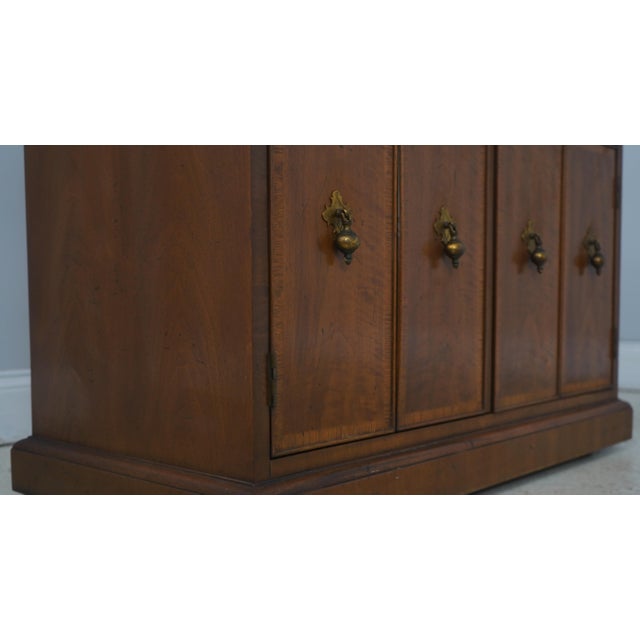 Henredon 18th Century Portfolio Flip Top Bar Cabinet For Sale - Image 9 of 18