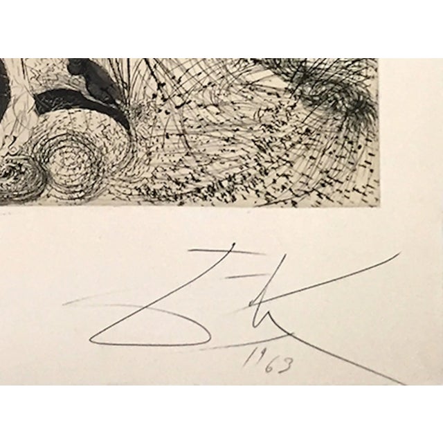 Aphrodite, Héliogravure and Drypoint Attr. To Salvador Dali, 1963 For Sale - Image 3 of 5