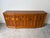 1970s 1970s Heritage Mid-Century Modern Sculpted Walnut Sideboard Credenza With Brutalist Broze Hardware For Sale - Image 5 of 18