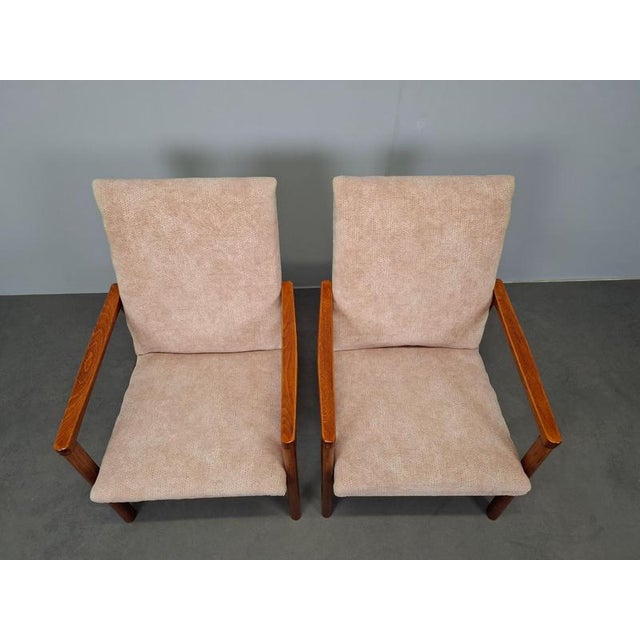 Mid-Century Modern Lounge Chairs, Czechoslovakia, 1970s, Set of 2 For Sale - Image 15 of 18