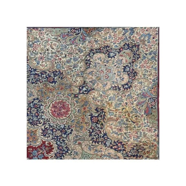 1940s 1940s Old Persian Lavar Kerman Area Rug 14’0″ X 21’0″ For Sale - Image 5 of 7