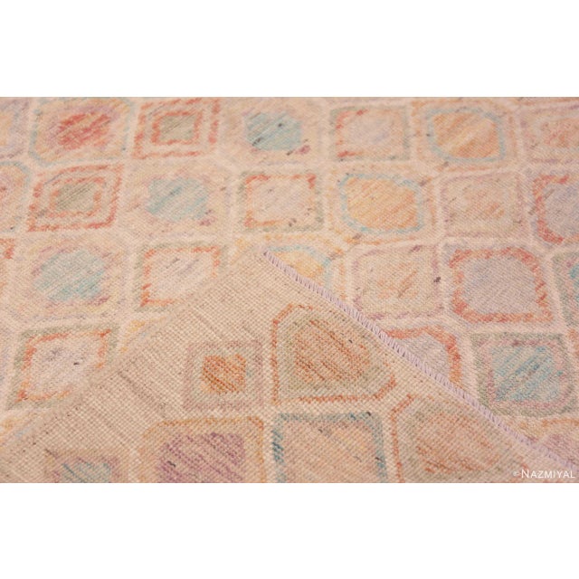 Nazmiyal Collection Rustic Geometric Small Size Contemporary Area Rug For Sale In New York - Image 6 of 6