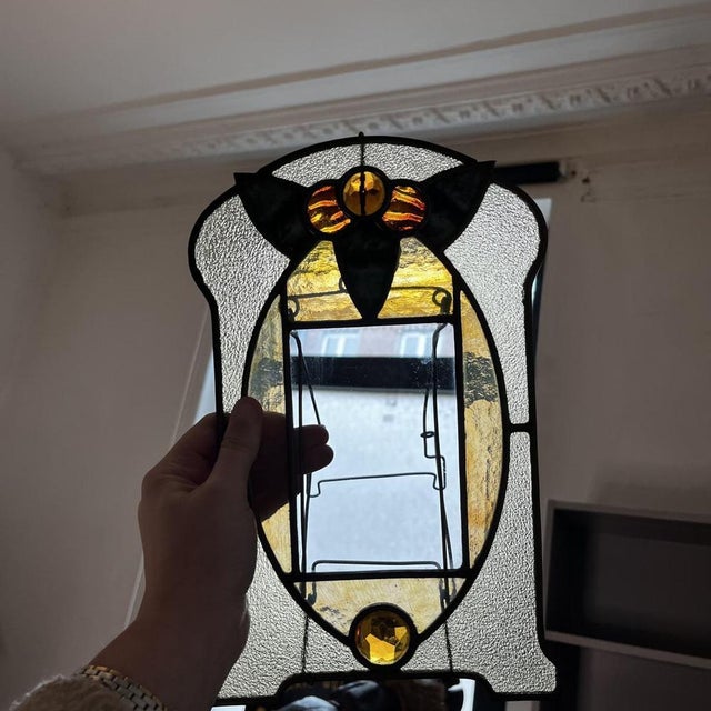 Art Nouveau / Art Deco Photo Holder on Brass Stand, 1910s For Sale - Image 14 of 18