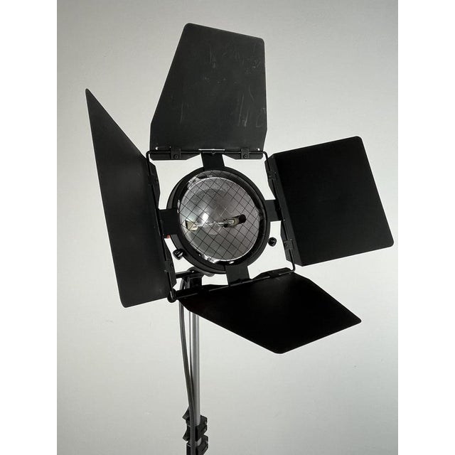 Vintage Italian Lamp in Glossy Aluminum, 1980s For Sale - Image 6 of 15