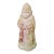 Late 20th Century Fenton Art Glass Burmese Sculpture Santa Claus Figurine Serial #75 Hand Painted D. Fredrick For Sale