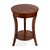 Holdin 18 in. W Round Wood Side Table with Lower Open Shelf, Traditional Burl For Sale - Image 9 of 9