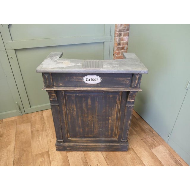 French Shabby Restaurant Greeting Station, Greeter, 1920 For Sale - Image 3 of 8
