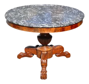 Early 19th Century French Marble Top Center Table or Gueridon