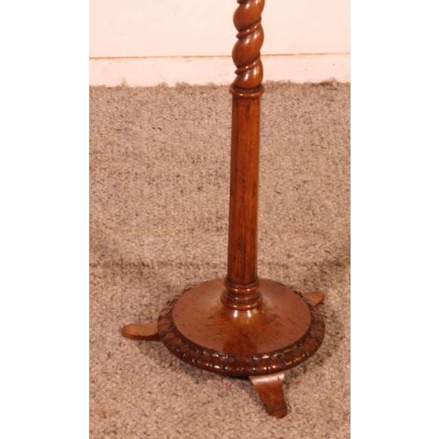 Small Pedestal Table in Walnut, 1800s For Sale - Image 3 of 12