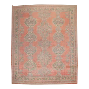Early 20th Century Antique Turkish Oushak Rug, 8'6'' X 10'