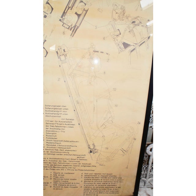 Large Vintage Martin Baker Ejector Seat Training Poster For Sale - Image 4 of 9