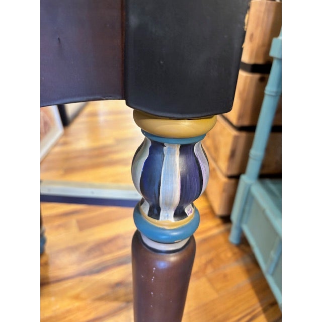 1990s MacKensie-Childs Counter Stool For Sale - Image 10 of 10