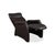 Animal Skin 4571 Cumuly Leather Three-Seater Sofa and Armchair in Anthracite Grey with Manual Function by Himolla, Set of 2 For Sale - Image 7 of 18