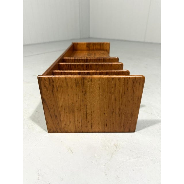 Teak Desk Organizer from Nordisk Andels Eksport, Denmark, 1960s For Sale - Image 6 of 15